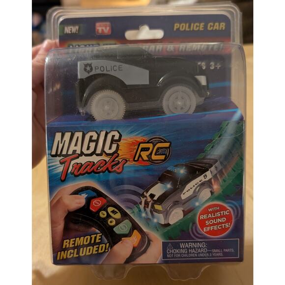 🎃New Magic Tracks RC Police Car - Picture 1 of 2